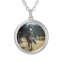 Following The Gypsy Rover Silver Plated Necklace