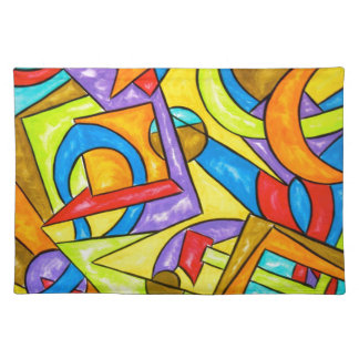 Following The Instructions-Modern Bauhaus Art Placemat