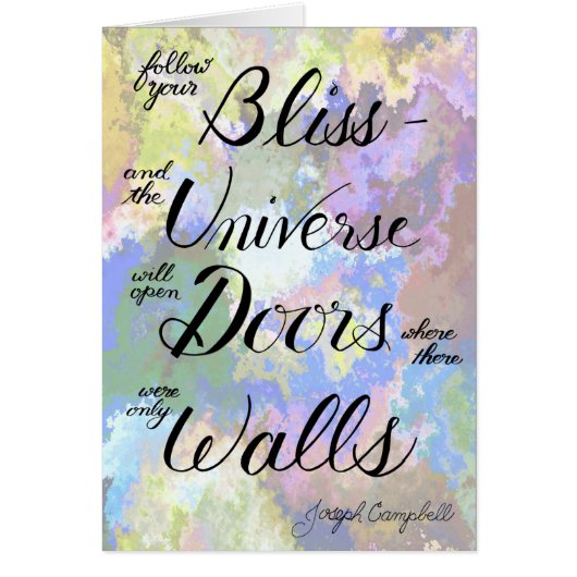 FollowYourBliss Cards (Front)