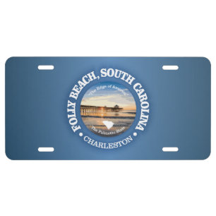 Folly Beach (C) License Plate