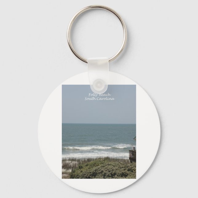 Folly Beach Keychain (Front)
