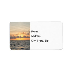 Folly Beach Morning Label
