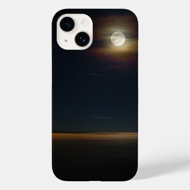 Folly Beach Night iPhone Case (Back)