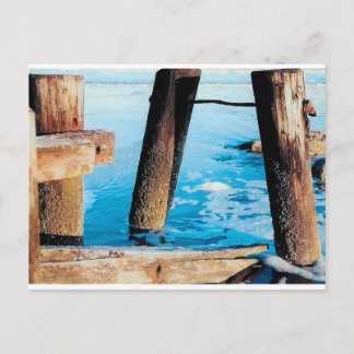 Folly Beach Old Docks Postcard