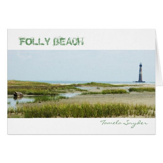 Folly Beach SC Cards (Front Horizontal)