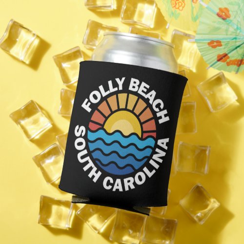 Folly Beach South Carolina Can Cooler