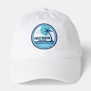 Folly Beach South Carolina Palm Tree Birds Hat