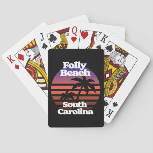 Folly Beach South Carolina Poker Cards