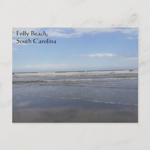 Folly Beach South Carolina Postcard