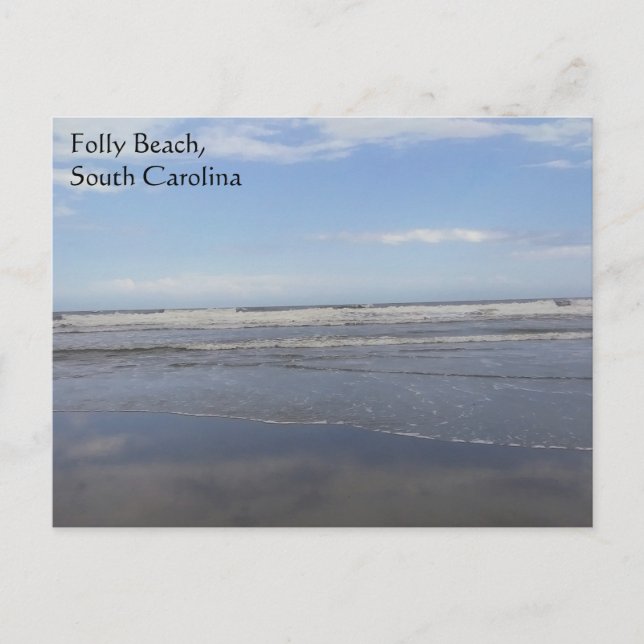 Folly Beach, South Carolina Postcard (Front)
