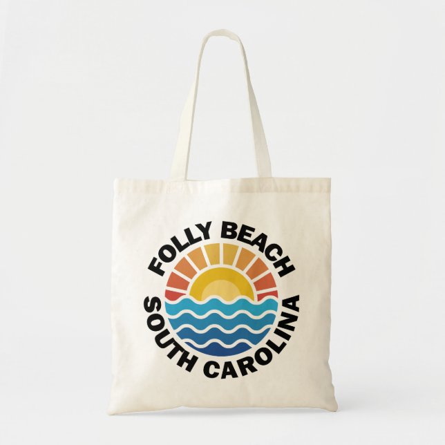 Folly Beach, South Carolina Tote Bag (Front)