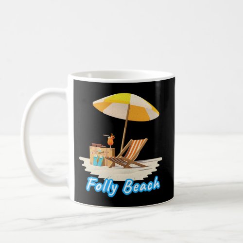 Folly Beach Summer Vacation Tropical Coffee Mug