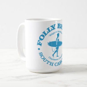 Folly Beach (surfer) Coffee Mug