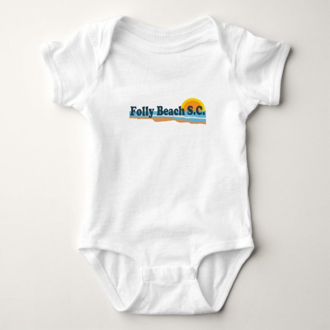 Folly Beach. T-Shirt (Front)
