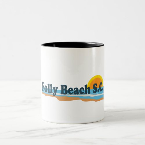 Folly Beach Two_Tone Coffee Mug
