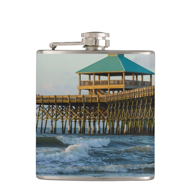 Folly Pier Morning Flask (Front)