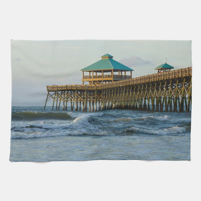 Folly Pier Morning Towel (Horizontal)