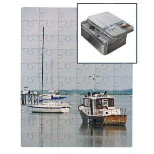 Folly River Boats Jigsaw Puzzle