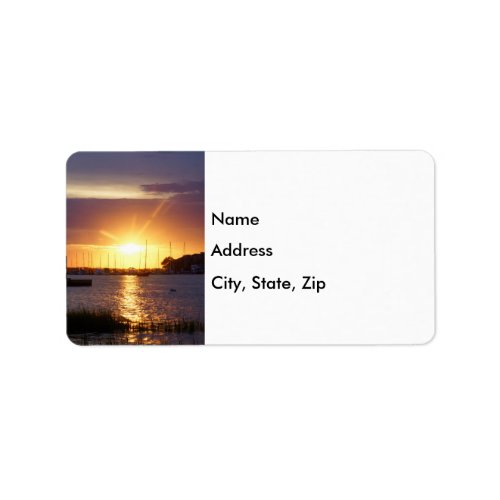 Folly River Sunrays Address Label