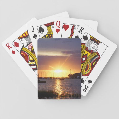 Folly River Sunrays Poker Cards