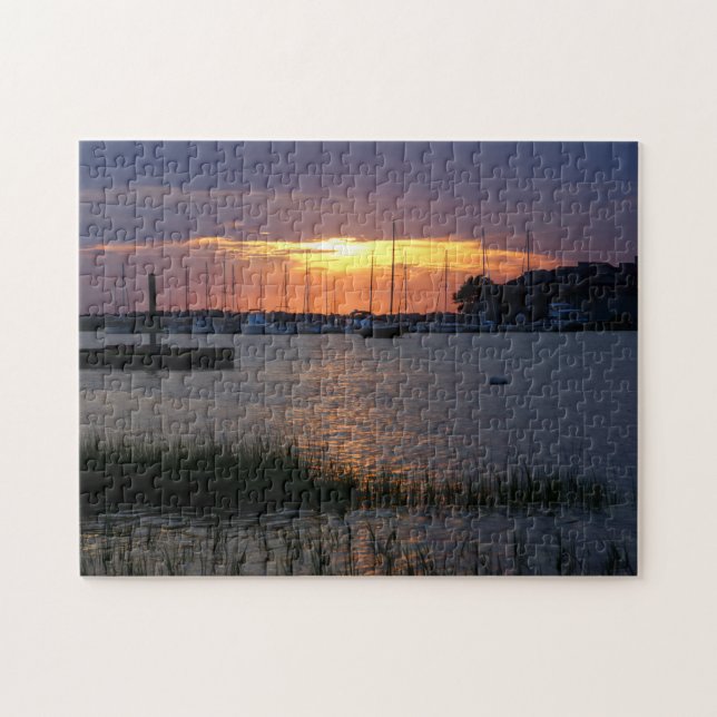 Folly River Sunset Jigsaw Puzzle (Horizontal)