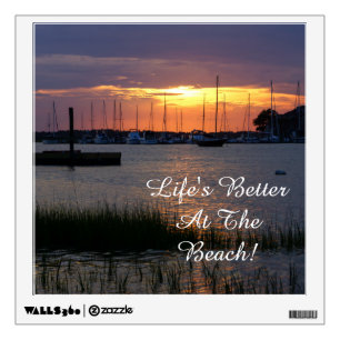 Folly River Sunset Wall Sticker