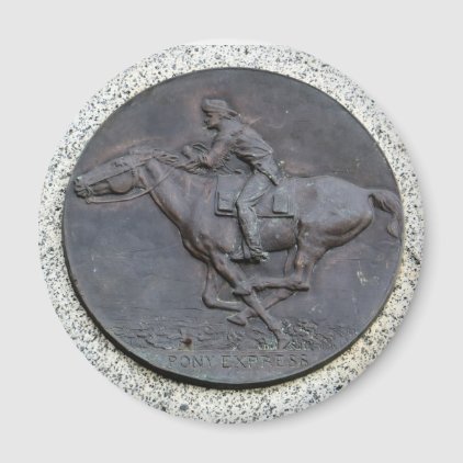 Folsom Icon: Pony Express Trail Marker Magnet