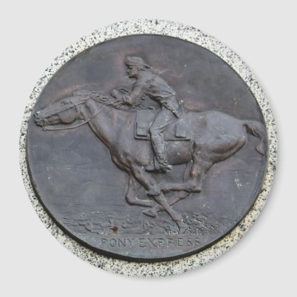 Folsom Icon: Pony Express Trail Marker Magnet