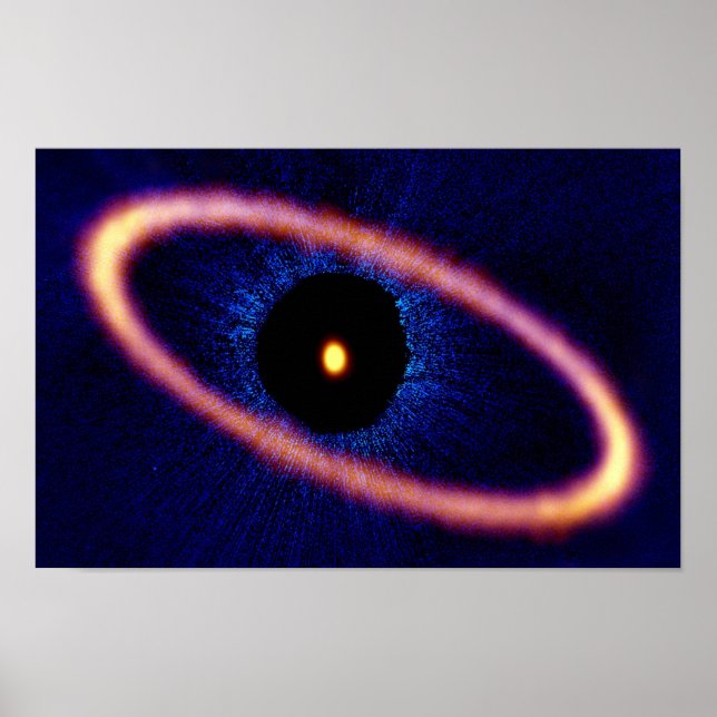 Fomalhaut Star System Debris Disk Poster (Front)