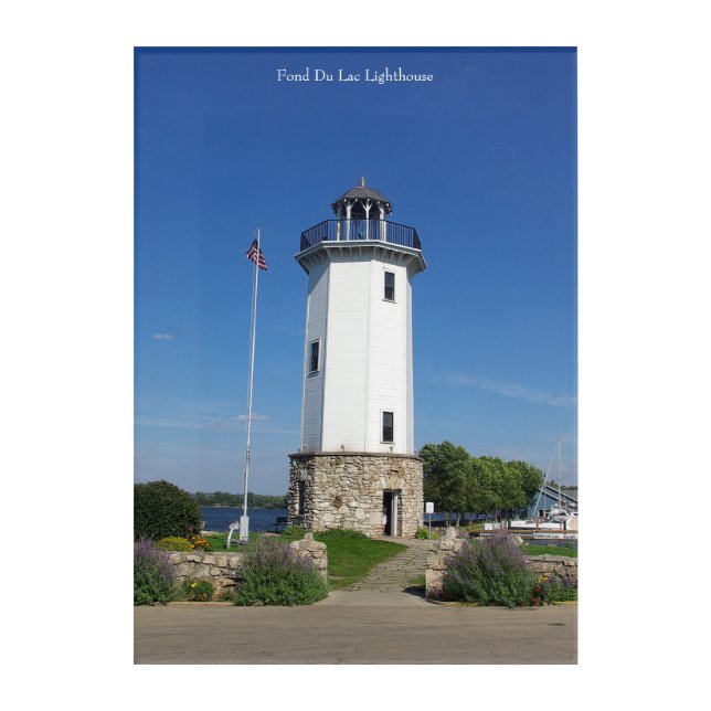 Fond Du Lac Lighthouse acrylic wall art (Front)