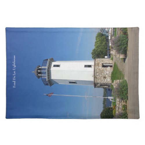 Fond Du Lac Lighthouse cloth placemat