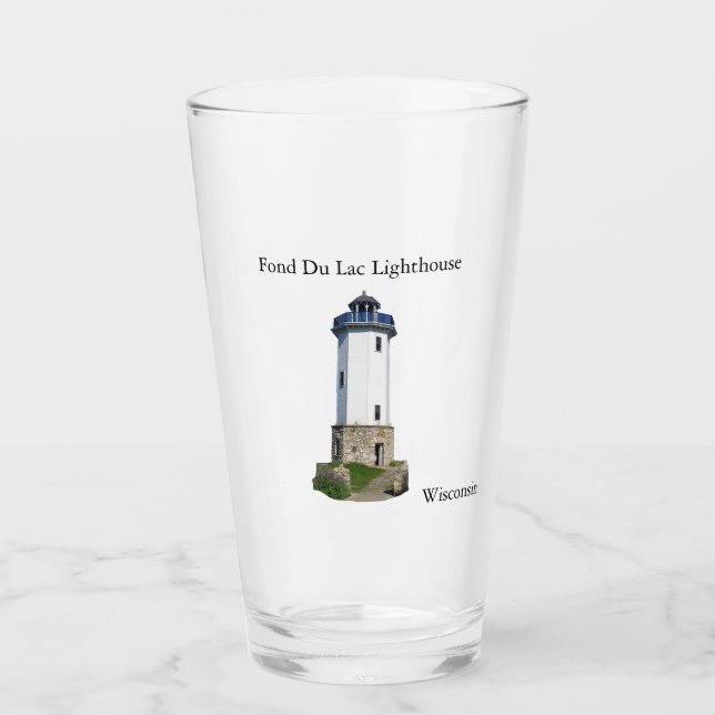 Fond Du Lac Lighthouse glass (Front)