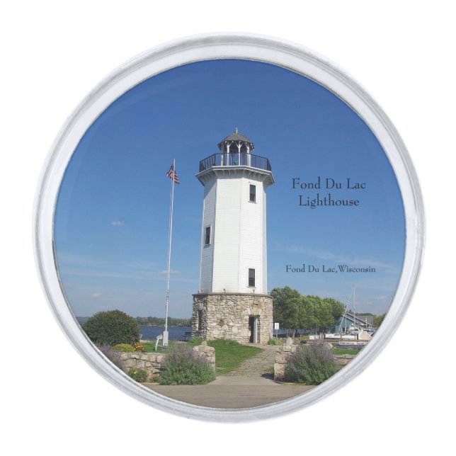 Fond Du Lac Lighthouse lapel pin (Front)