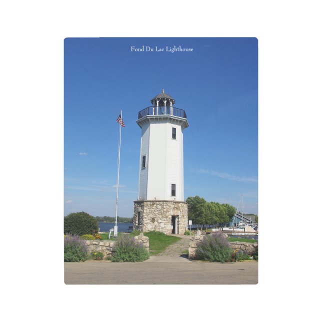 Fond Du Lac Lighthouse metal wall art (Front)