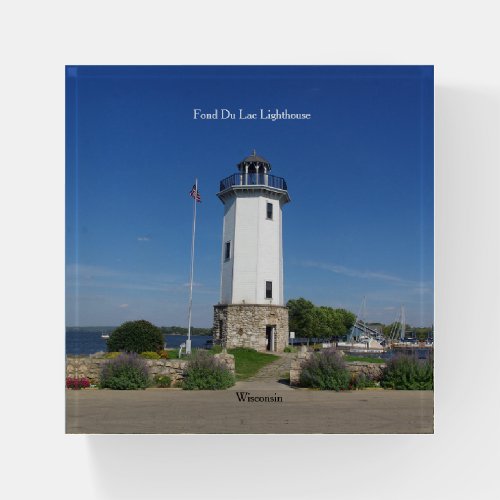 Fond Du Lac Lighthouse paperweight