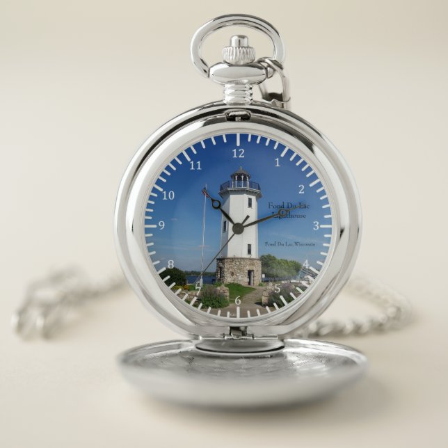 Fond Du Lac Lighthouse pocket watch (Inside)