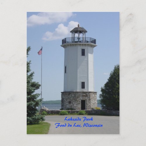 Fond du Lac Lighthouse Postcard