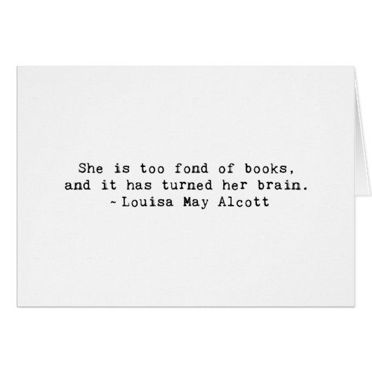 Fond of Books Cards (Front Horizontal)