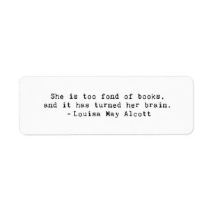 Fond of Books Label