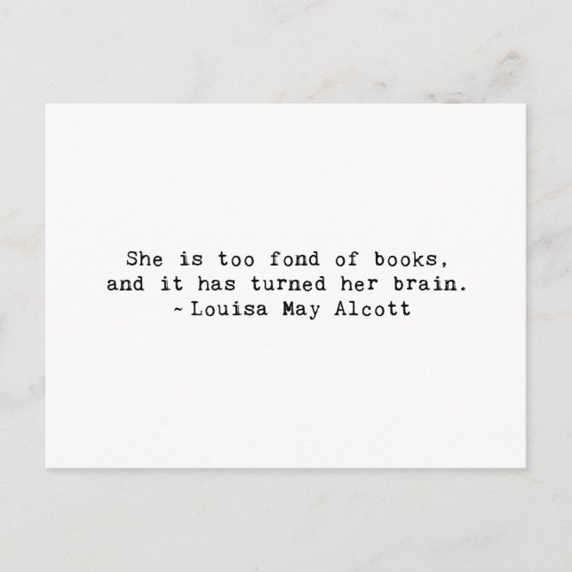 Fond of Books Postcard (Front)