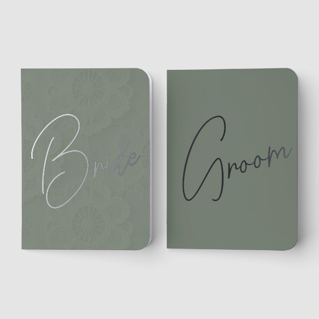 FONDNESS | Wedding Bride & Groom Notebook (Front)