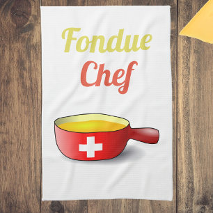 Fondue Chef Kitchen Towel