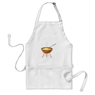 Fondue Pot Adult Apron