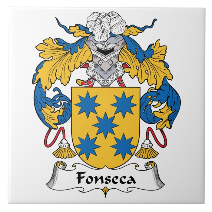 Fonseca Family Crest Ceramic Tile