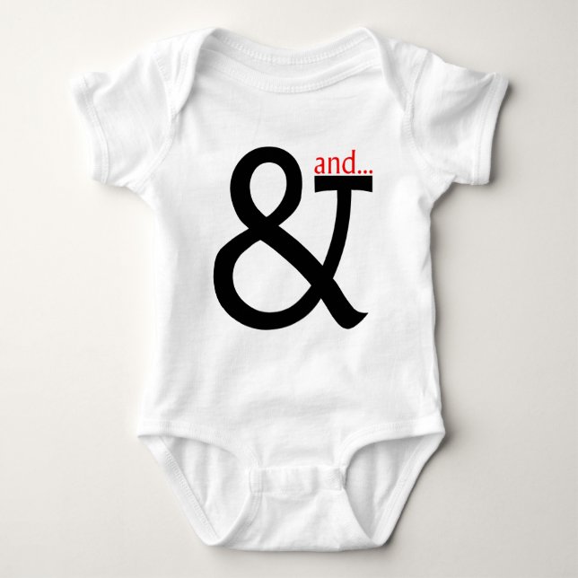 Font Cookery Baby Bodysuit (Front)