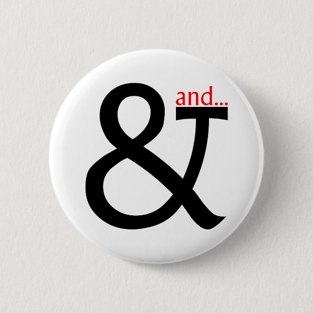 Font Cookery Pinback Button (Front)