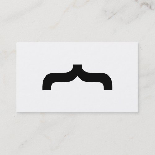 Font Mustache Business Card Template