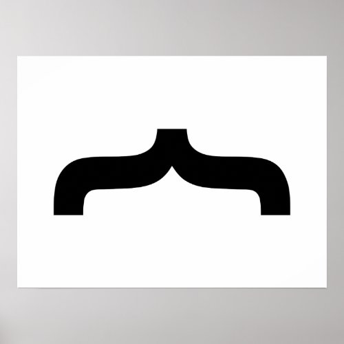 Font Mustache Poster