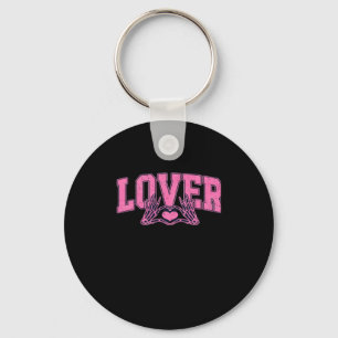 Font With Skeleton Hands Classic Design Keychain