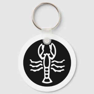 Font Zodiac: CANCER + your Colors & Ideas Keychain